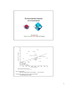 Environmental impacts of e