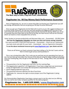 Flagshooter Inc. 90 Day Money Back Performance Guarantee Terms