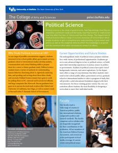 Political Science - College of Arts and Sciences