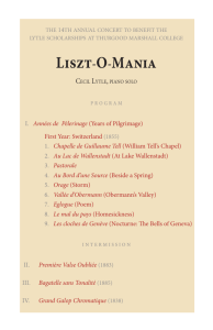 Liszt-O-Mania - Department of Music