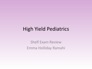 High Yield Pediatrics