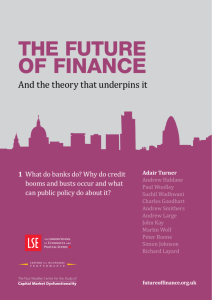 Adair Turner - The Future of Finance: The LSE Report