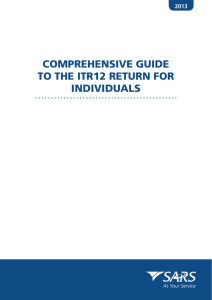 comprehensive guide to the itr12 return for individuals