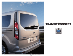 2015 Ford Transit Connect Brochure
