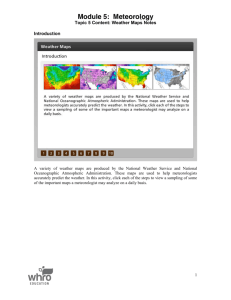 Module 5: Meteorology