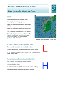 Fun Facts: How to read a Weather Chart