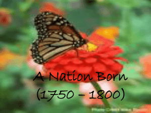 A Nation Born presentation