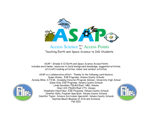 ASAP Earth and Space Science Guide