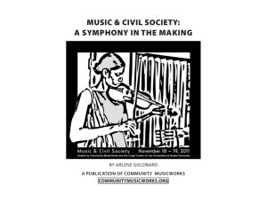 music & civil society: a symphony in the making