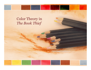 Color Theory in The Book Thief