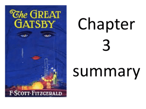The Great Gatsby chapter 3 summary - meyers