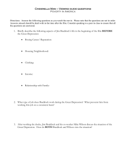 “Cinderella Man” Movie Questions