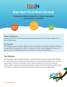 Home Depot Social Media Strategy