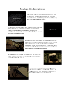 The Village – Film Opening Analysis