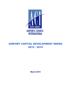 Airport Capital Development Needs: 2015-2019