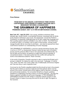the grammar of happiness