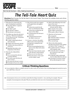 The Tell-Tale Heart Quiz - Scope