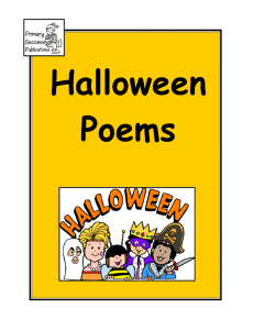 Halloween poems - Primary Success