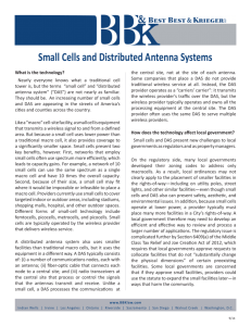 Small Cells and Distributed Antenna Systems