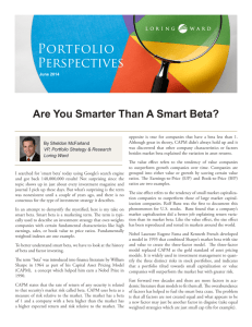 Are You Smarter Than A Smart Beta?