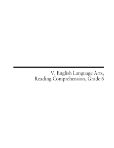 English Language Arts - Massachusetts Department of Education