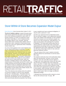 Store-Within-A-Store Becomes Expansion Model Dujour