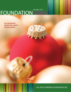 foundationnews - Cal Poly Pomona Foundation, Inc.