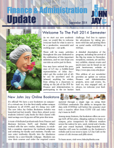 Update - John Jay College of Criminal Justice