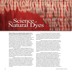 Science of Natural Dyes