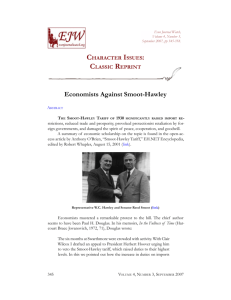 Economists Against Smoot-Hawley