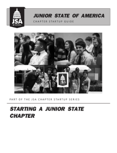 How to start a JSA Chapter