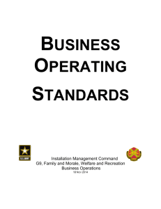 business operating standards