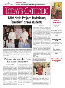 'Edith Stein Project: Redefining Feminism' draws students
