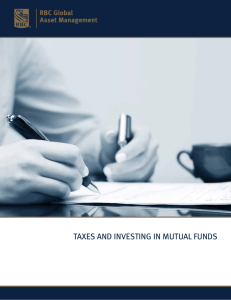 taxes and investing in mutual funds - ph&n