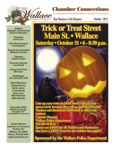 Trick or Treat Street Main St. • Wallace
