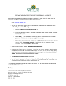 activating your saint leo student email account