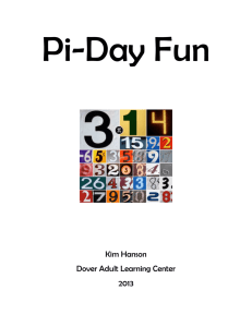 Pi-Day Fun - NH Adult Education