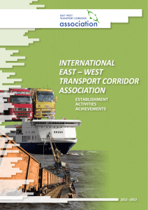 international east – west transport corridor association