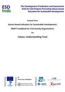 Values: Understanding Trust
