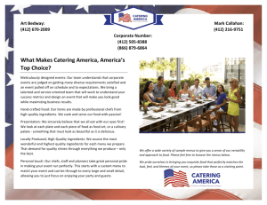 What Makes Catering America, America's Top Choice?
