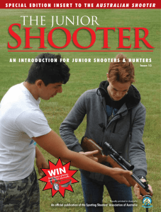 The Junior Shooter - Sporting Shooters' Association of Australia