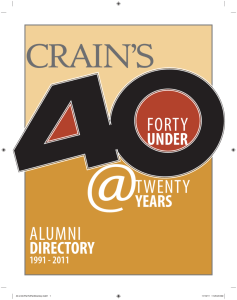 Fort Under 40 Alumni - Crain's Cleveland Business