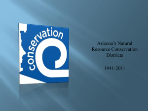 Arizona's Natural Resource Conservation Districts 1941-2011