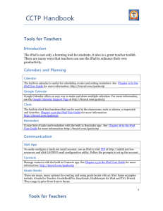 Tools for Teachers