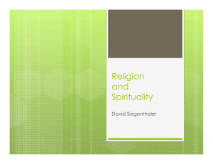 Religion and Spirituality - Montclair Presbyterian Church