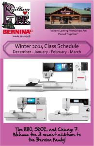 Winter 2014 Class Schedule