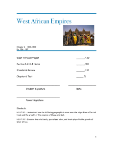 West African Empires-Word