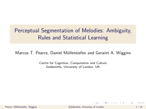 Ambiguity, Rules and Statistical Learning