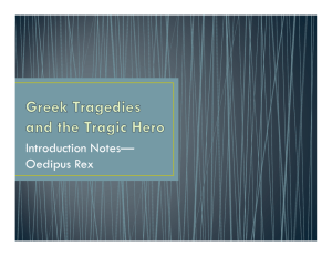PowerPoint-Greek Tragedies and Tragic Hero