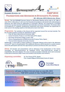 summer school on fasf'2015 foundations and advances in stochastic